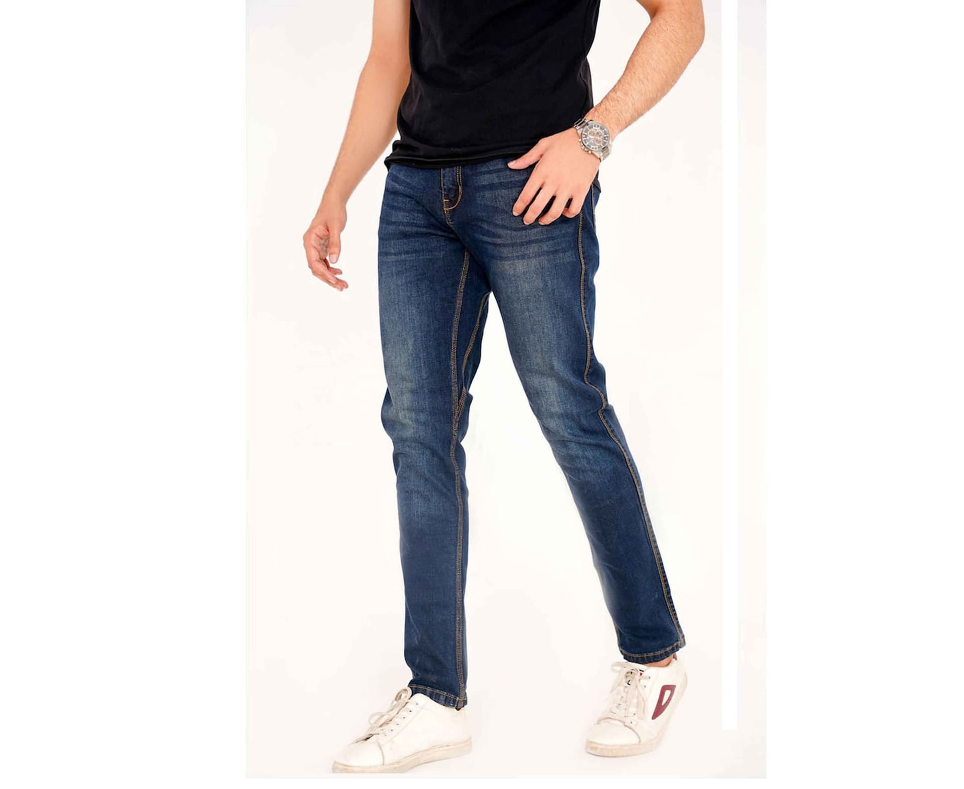 Street Mens Stretch Denim Jeans