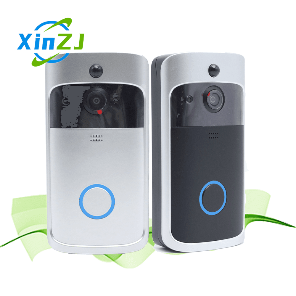 XZJ Home Intelligent Two Way Intercom Ring Doorbell Wifi 1080P Home Security 2.4ghz